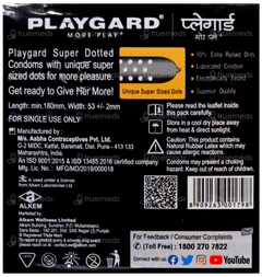 Playgard More Play+ Super Dotted Orange Flavour Condoms 3