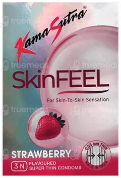 Kamasutra Skinfeel Strawberry Flavoured Condoms 3