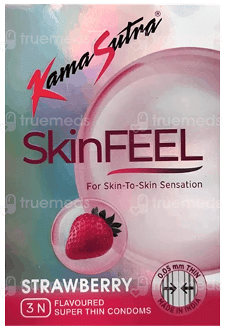 Kamasutra Skinfeel Strawberry Flavoured Condoms 3