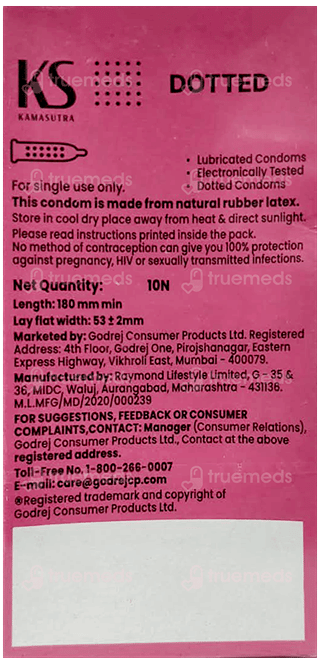 Kamasutra Dotted Condoms 10