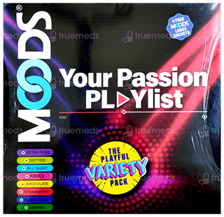 Moods The Playful Variety Pack 16 Condoms With 4 Moods Lubes Sachet Free