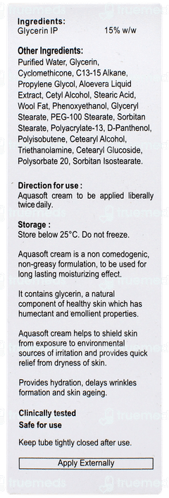 Aquasoft Moisturizing Cream 150gm Aquasoft Moisturizing Cream 150gm