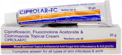 Ciprolar Fc 0.025/0.5/1 % Cream 20 GM Ciprolar Fc 0.025/0.5/1 % Cream 20 GM