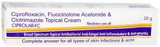 Ciprolar Fc 0.025/0.5/1 % Cream 20 GM