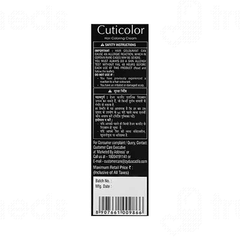 Cuticolor Black 2.0 Hair Coloring Cream 60gm