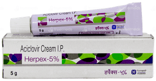 Herpex 5% Cream 5Gm
