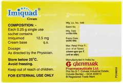 Imiquad Cream 0.25g Pack Of 3 Sachets