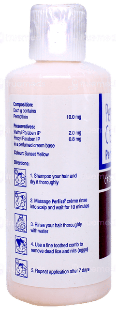 Perlice Creme Rinse Cream 120gm Perlice Creme Rinse Cream 120gm