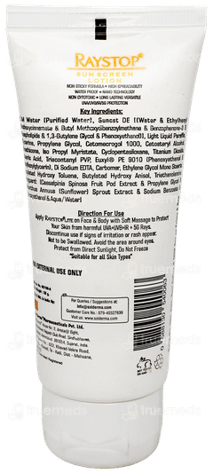 Raystop 50 Spf Pa+++ Sunscreen Lotion 50Gm