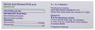 Salicylix Sf6 Ointment 50Gm