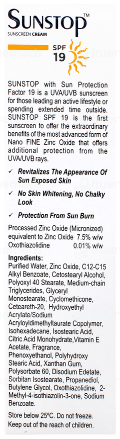 Sunstop 19 Sunscreen Cream 60gm