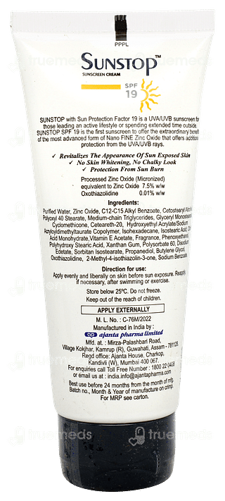 Sunstop 19 Sunscreen Cream 60gm
