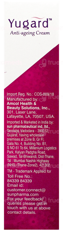 Yugard Anti Ageing Cream 30Gm