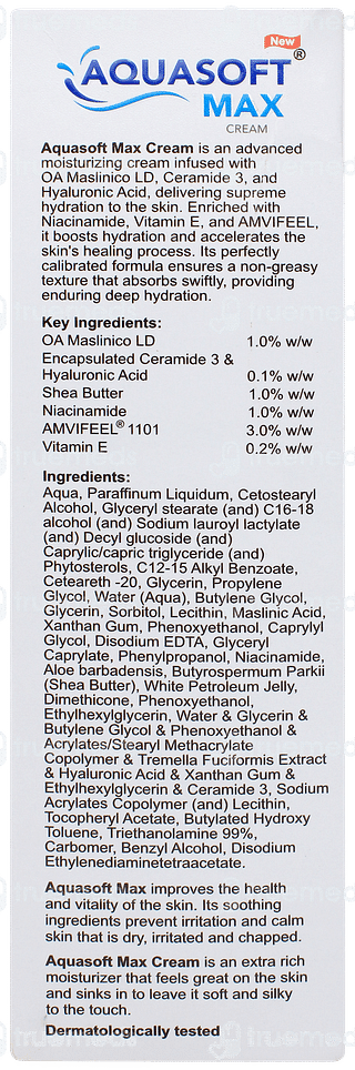 Aquasoft Max Intense Moisturizing Cream 150gm