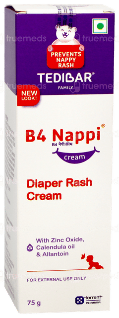 Tedibar B4 Nappi Diaper Rash Cream 75gm