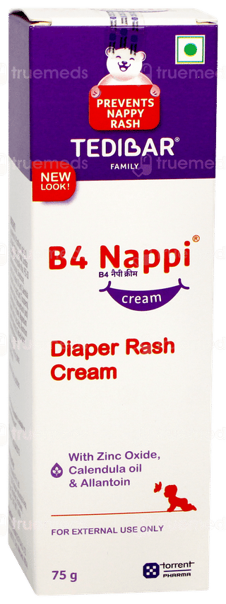 Tedibar B4 Nappi Diaper Rash Cream 75gm