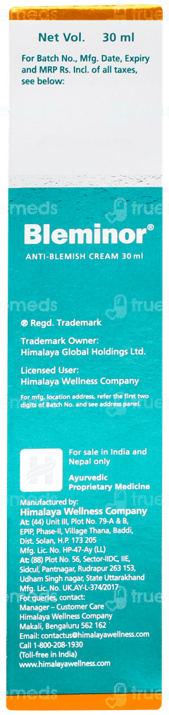 Himalaya Bleminor Anti Blemish Cream 30ml