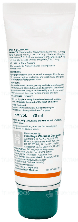 Himalaya Bleminor Anti Blemish Cream 30ml
