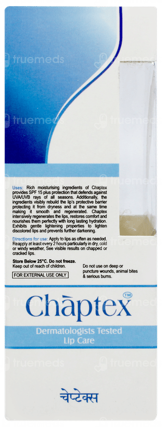 Chaptex Spf 15 Lip Care Lip Balm 10gm