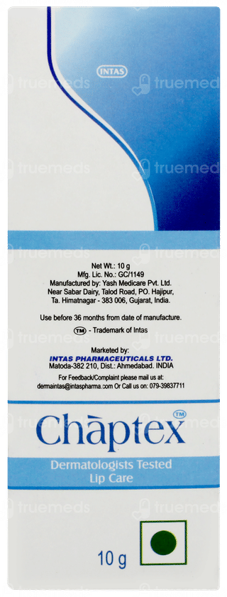Chaptex Spf 15 Lip Care Lip Balm 10gm