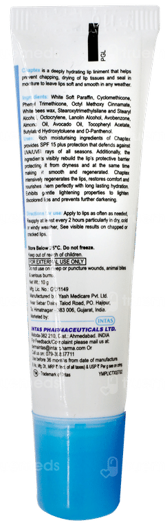 Chaptex Spf 15 Lip Care Lip Balm 10gm