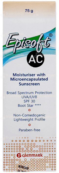 Episoft Ac Spf 30 Sunscreen Cream 75gm Episoft Ac Spf 30 Sunscreen Cream 75gm