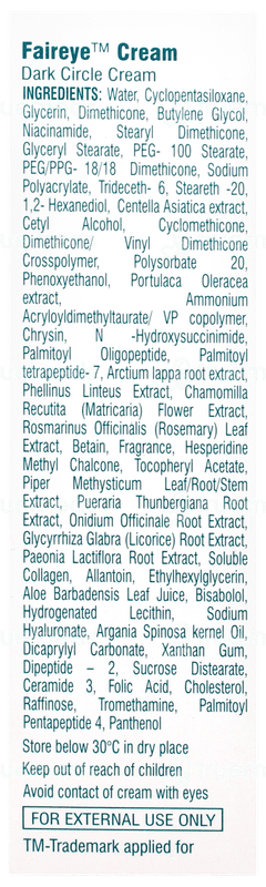 Faireye Advanced Dark Circle Care Cream 15gm