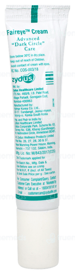 Faireye Advanced Dark Circle Care Cream 15gm