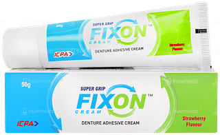 Fixon Strawberry Flavour Cream 50gm