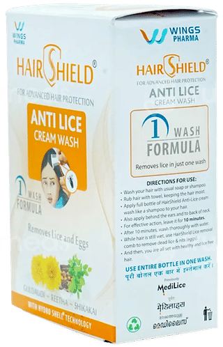 Hairshield Anti Lice Cream Wash 30Ml