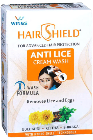 Hairshield Anti Lice Cream Wash 30Ml