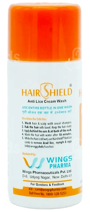 Hairshield Anti Lice Cream Wash 30Ml