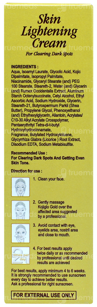 Kojiglo Gold Skin Lightening Cream 20gm