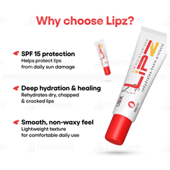 Lipz Spf 15 Lip Moisturiser 9Gm