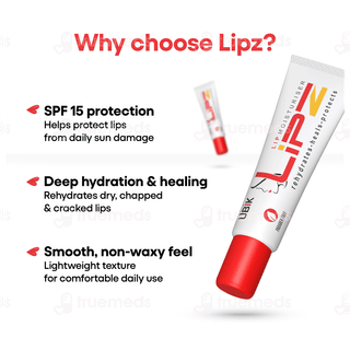 Lipz Spf 15 Lip Moisturiser 9Gm