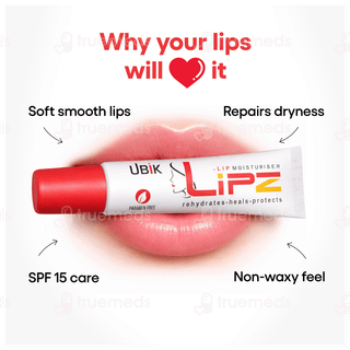 Lipz Spf 15 Lip Moisturiser 9Gm