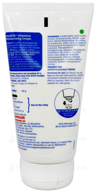 Maxrich Intensive Moisturizing Cream 150gm