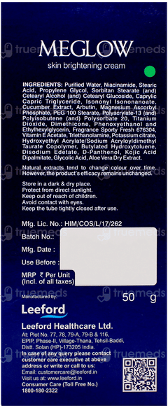 Meglow Men Cream 50Gm
