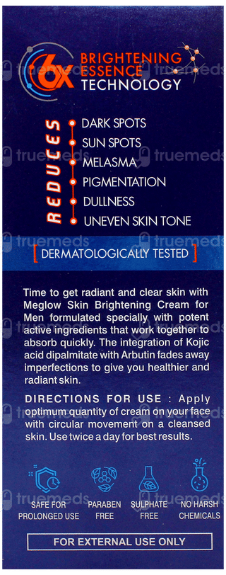 Meglow Men Cream 50Gm