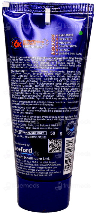 Meglow Men Cream 50Gm
