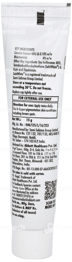 Melaglow New Cream 15gm Melaglow New Cream 15gm