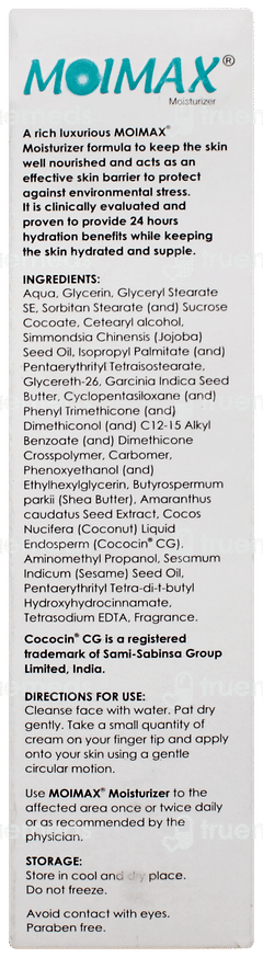 Moimax Moisturizer Cream 100gm