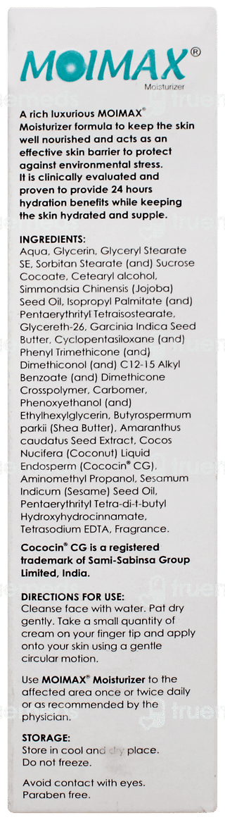Moimax Moisturizer Cream 100gm