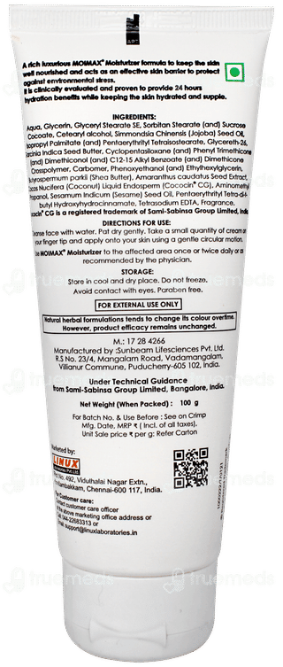 Moimax Moisturizer Cream 100gm