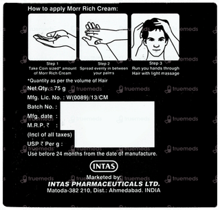 Morr Rich Hair Nourishing Cream 75gm