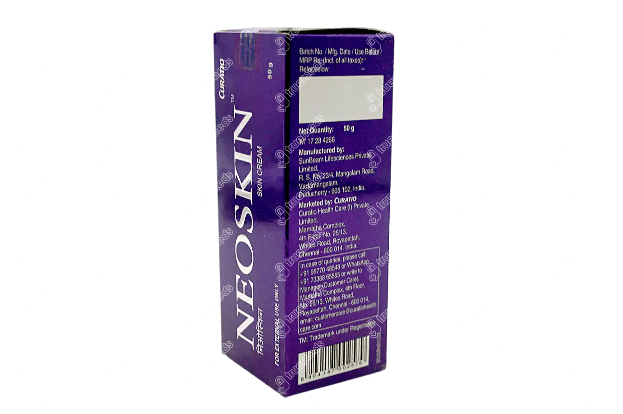 Neoskin Cream 50 Gm - Uses, Side Effects, Dosage, Price | Truemeds