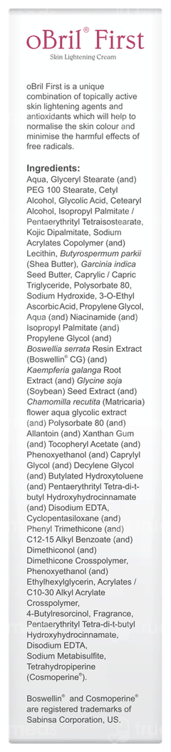 Brinton Obril First Skin Lightening Cream 20gm