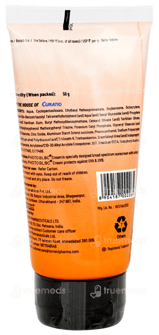 Photo Bloc Spf 50 + P++++ Cream 50gm