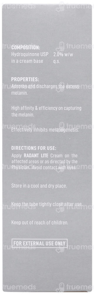 Radant Lite Cream 20gm