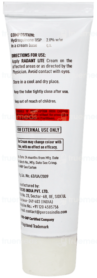 Radant Lite Cream 20gm